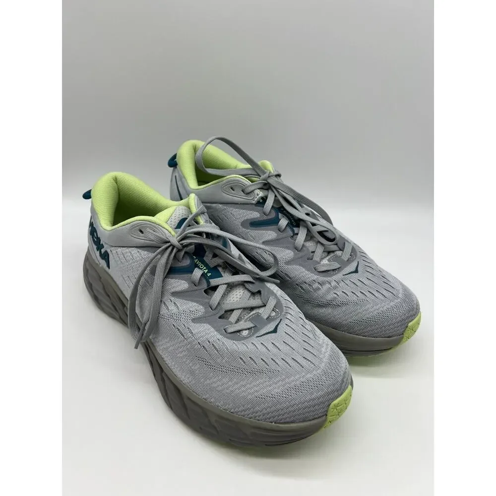Hoka One One Mens Gaviota 4 Running Shoes Grey 1123189 HMBT Size 9.5D